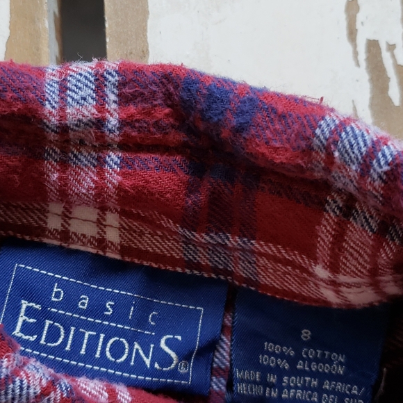 VINTAGE Redesigned Relaxed Perfection Flannel - 8Y - Picture 11 of 11